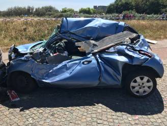 Enorme ravage na crash brandweerwagen in Blankenberge: minstens 9 voertuigen zwaar beschadigd