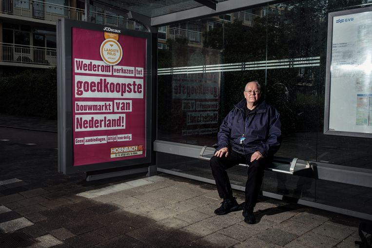 Hans de Lau: 'Nu huur ik een deelscooter om naar huis te gaan.' Beeld Jakob van Vliet