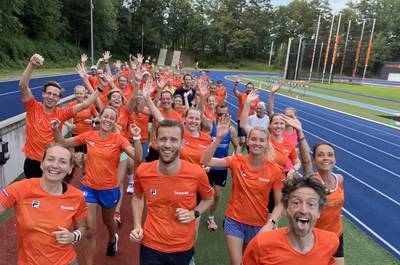 Dirk (39) uit Budel rent in Parijs de Olympische marathon voor amateurs: ‘Dat shirtje komt hier in e