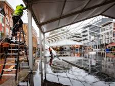 Carnavalstent in Eindhovense binnenstad krijgt vorm, komen er toch artiesten? ‘Geen Snollebollekes maar wellicht de Alpenzusjes’