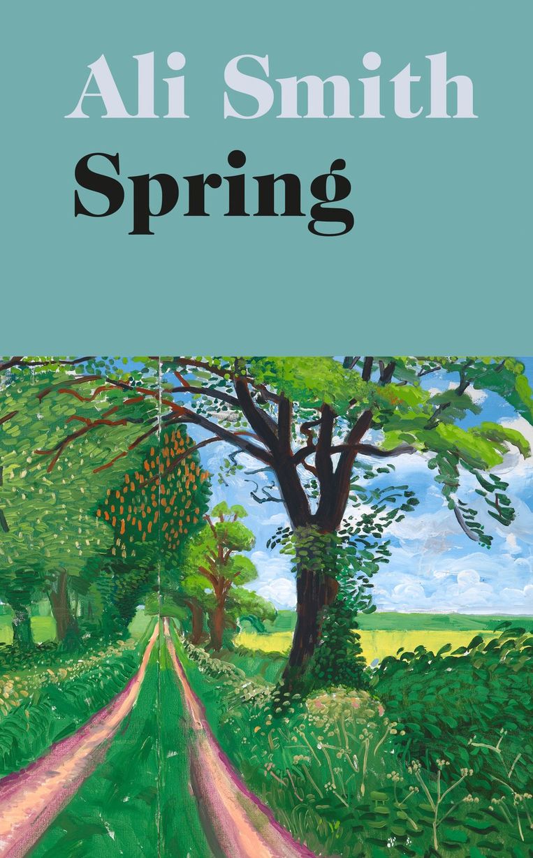 Ali Smith: Spring. Omslag David Hockney, Richard Bravery, 2019. Beeld Penguin/Hamish Hamilton