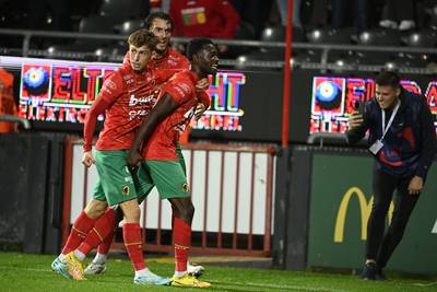 KV Oostende winnaar van het weekend onderin na 2-1-zege tegen Zulte Waregem