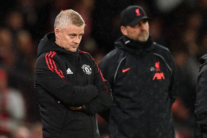 Ole Gunnar Solskjaer lors de l'humiliation des siens par Liverpool.