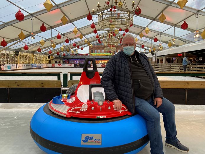 De Ice Bumper Cars op de ijspiste in Knokke zijn een primeur voor ons land