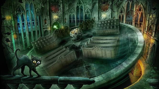 Efteling licht tipje van de sluier van de vervanger van het Spookslot