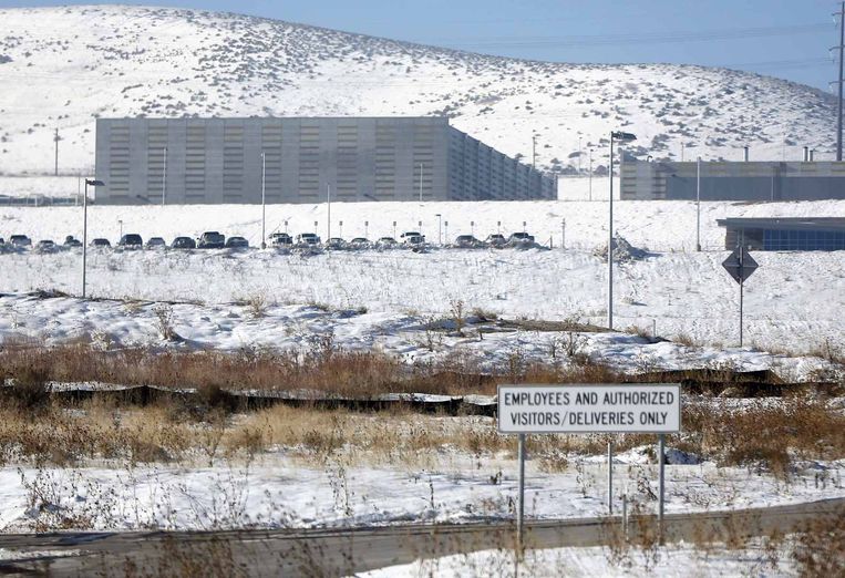 Een dataverzamelingscentrum van de NSA in Bluffdale, Utah. Beeld reuters
