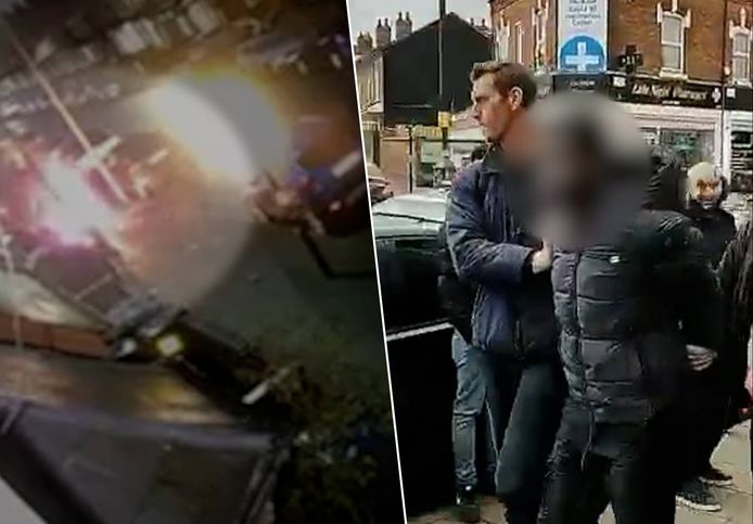 Een man wandelt omstreeks 19.00u naar huis vanuit een moskee. Onderweg wordt hij aangesproken door een voorbijganger, die hem even aan de praat houdt. Beelden tonen hoe de man niet veel later levend in brand wordt gestoken.