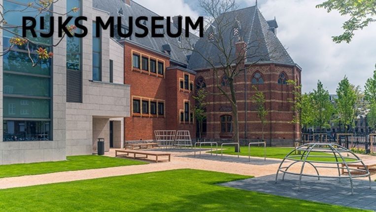 Het bekende 'iglo-klimrek' komt ook in de tuin van het Rijks Beeld Rijksmuseum