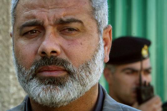 Hamas-leider Ismail Haniyeh.