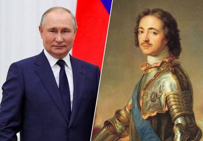 Poetin wil net als tsaar Peter de Grote 
