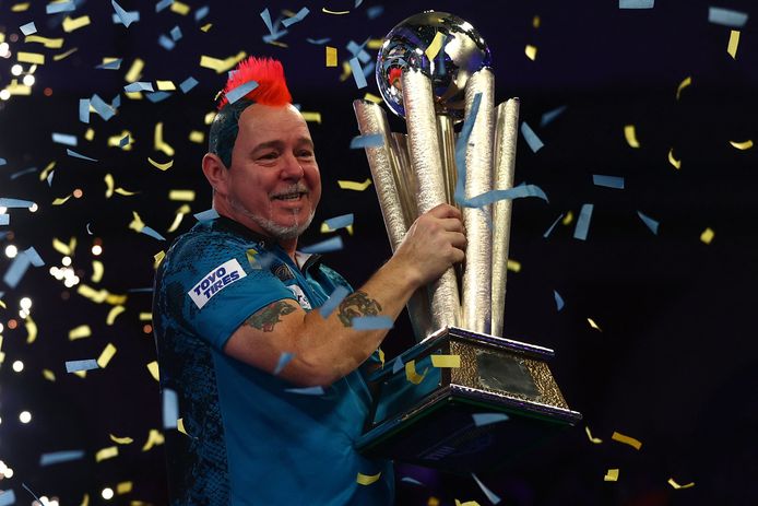 Peter Wright werd begin dit jaar wereldkampioen.