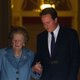 Margaret Thatcher herstellend van operatie