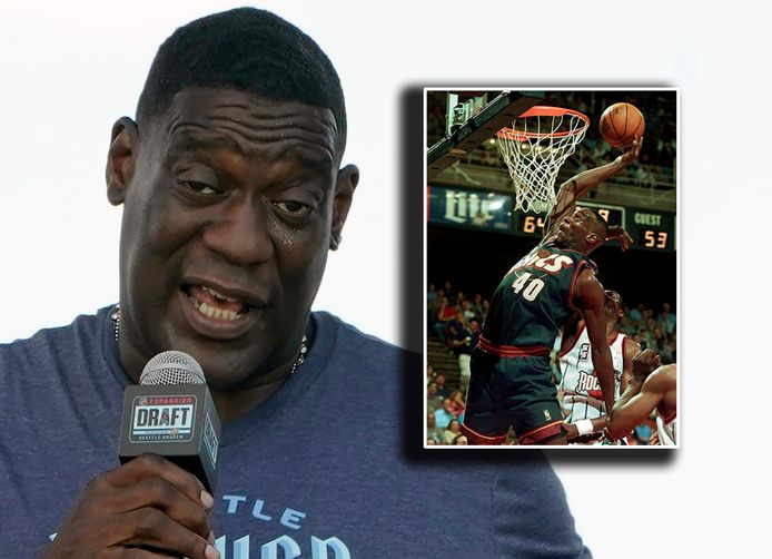 Shawn Kemp. Inzet: als speler van Seattle SuperSonics in 1997.
