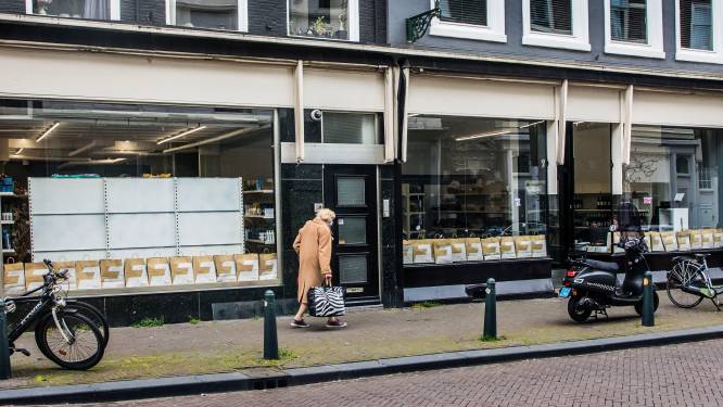 Boodschappenservice Flink verpest straatbeeld in de Prinsestraat ‘Die etalage is dramatisch’
