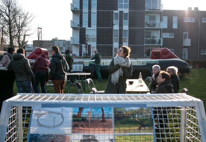 Bewoners van de Beenaertwijk konden het voorbije weekend tijdens een inspraakmoment hun mening geven over de herinrichting van het grasplein en de boszone.