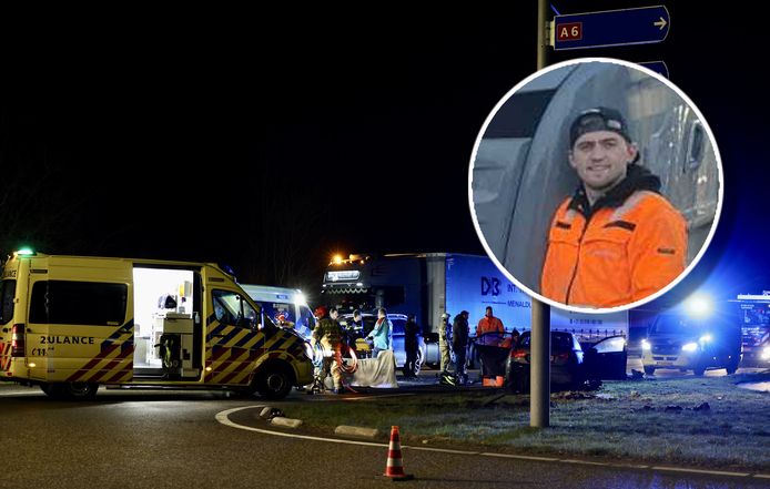 Chauffeur Kristian Bennink speelde een positieve rol bij een ongeluk in de buurt van Emmeloord.