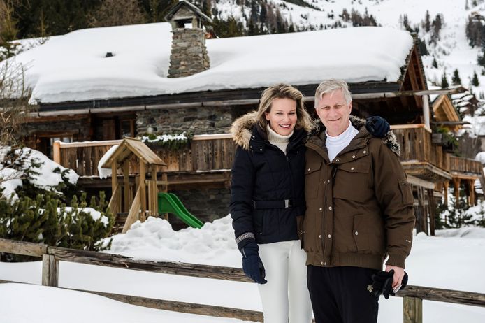 Le chalet de la famille Ullens, à Verbier, en Suisse. Le roi Philippe et la reine Mathilde ont occupé la vaste demeure de 1.200 m² à de nombreuses reprises (photo en 2016)