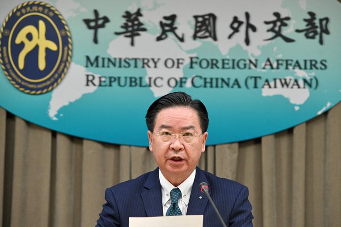 De Taiwanese minister van Buitenlandse Zaken Joseph Wu
