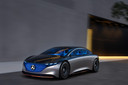 Het concept van de EQS, het elektrische topmodel van Mercedes, werd vorig jaar gepresenteerd