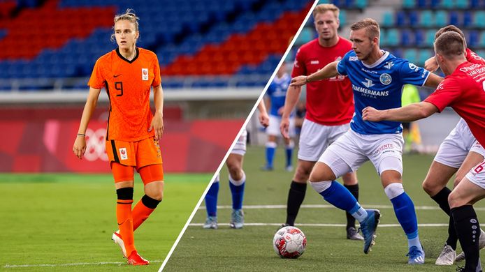Zus en broer Miedema schitteren allebei op het veld. Lars Miedema in het shirt van FC Den Bosch. De aanvaller uit Hoogeveen heeft gekozen voor een vervolg bij hoofdklasser SC Genemuiden.