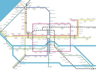 De Rotterdamse metro van de toekomst heeft een ringlijn net als Parijs en rijdt naar de Hoeksche Waard