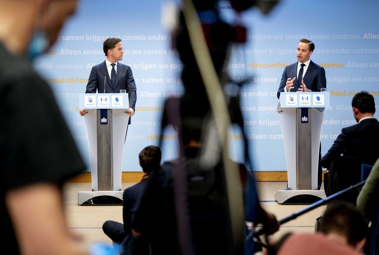 Demissionair worstelt zich richting de uitgang van de lockdown