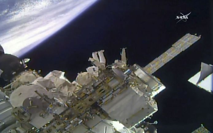 NASA-beeld van ISS.
