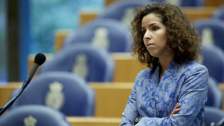Kamerlid Wassila Hachchi heeft de Tweede Kamer verlaten en gaat de campagne van presidentskandidaat Hillary Clinton ondersteunen. Beeld anp
