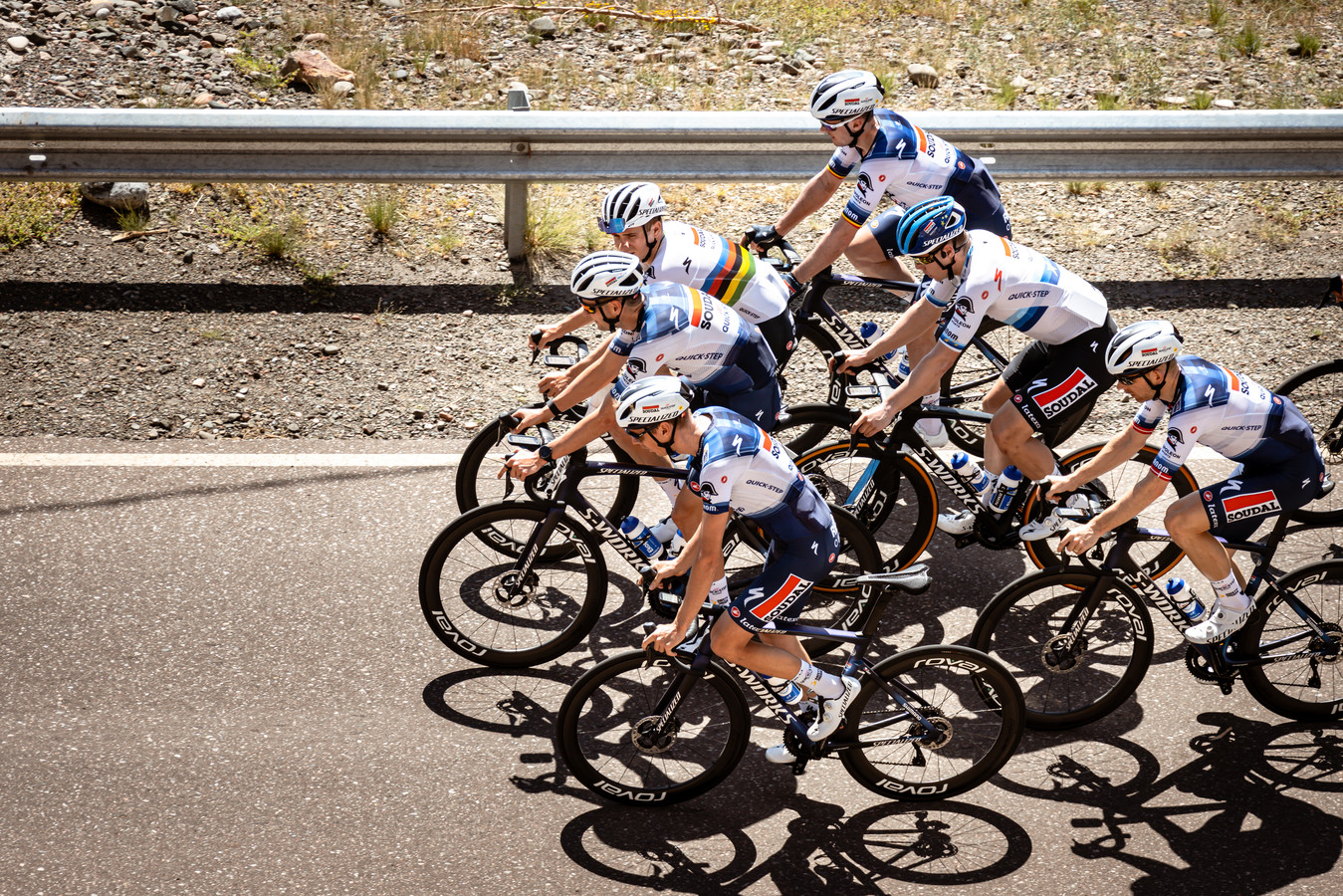 Remco Evenepoel in Argentinië.