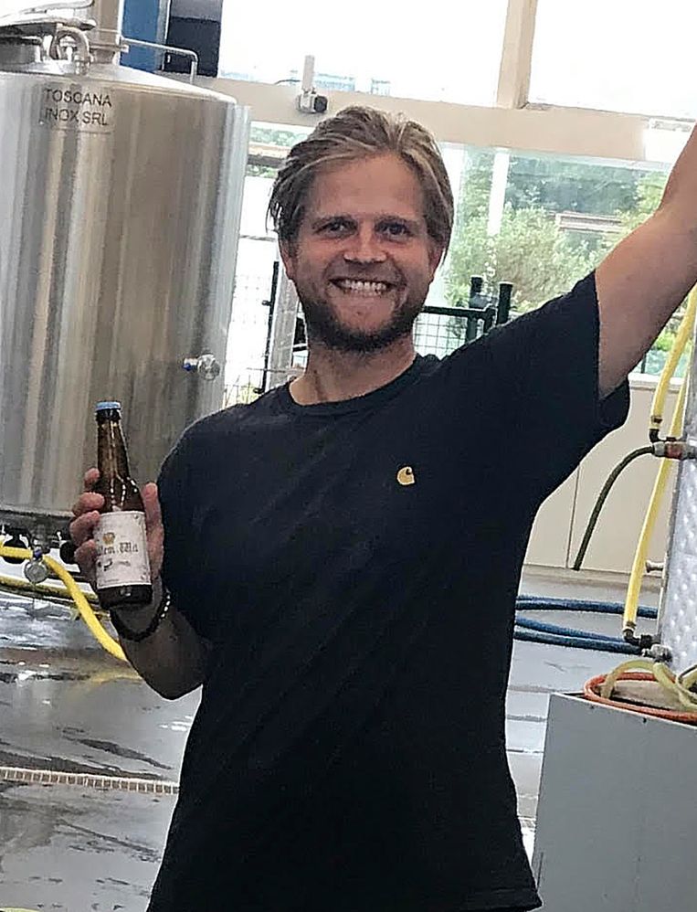 Justin Oosterveer. Beeld De NH Bierbrouwerij/brouwerij Het Paleisje.