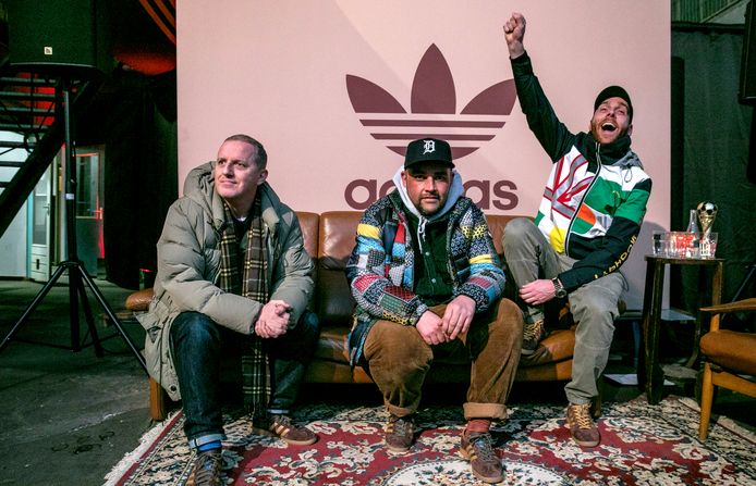 Legende Gary Aspden (Adidas Special Range), influencer Tommy Triggah en Rolph van Heyster (Calico Jack Store). Triggah: “Mensen maken het merk, en niet andersom.”