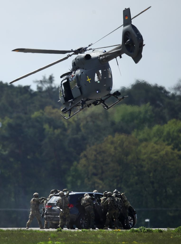 Un H145M allemand en action.  ImageGetty Images