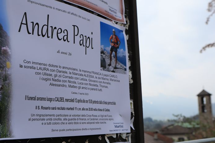 De 26-jarige Andrea Papi werd begin april 2023 tijdens een hardlooprondje aangevallen door beer ‘JJ4'. Hij overleefde de aanval niet.