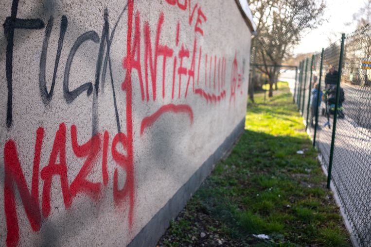 Graffiti in Eisenach. Beeld Joris van Gennip