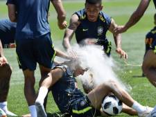 Coutinho bizuté pour le premier entraînement du Brésil en Russie