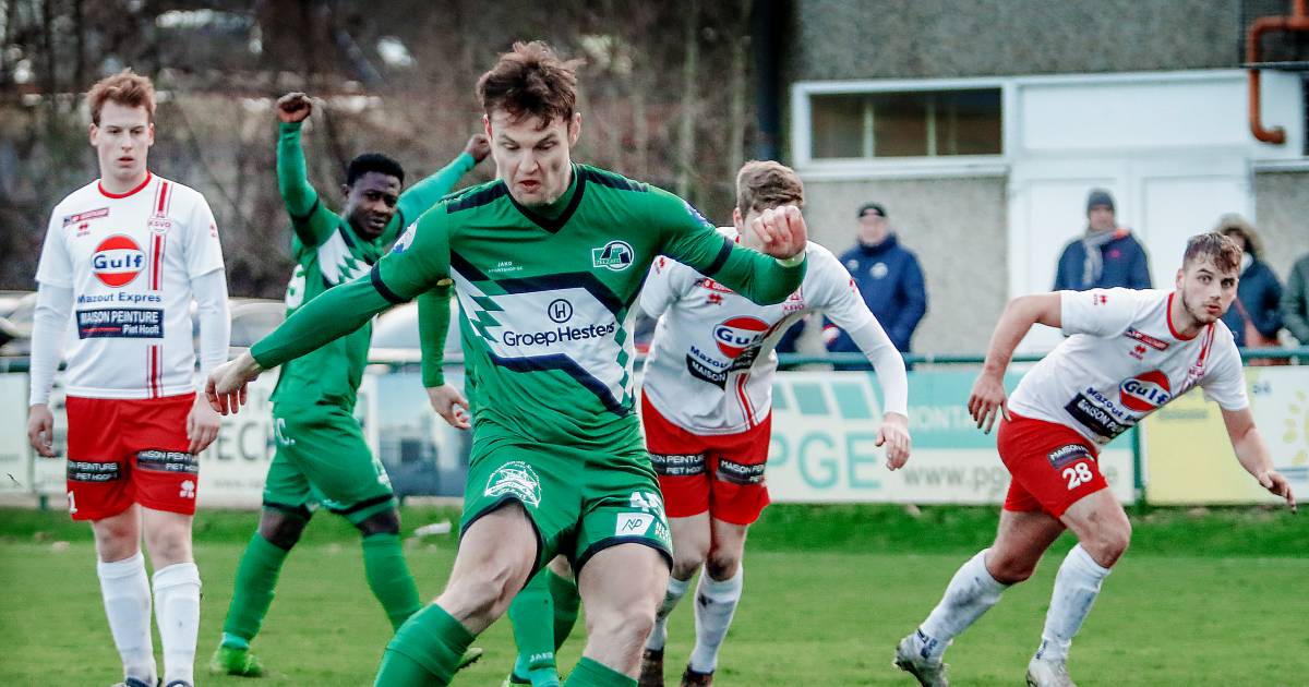 Darko Van Rie (KVV Zelzate) na de 1-4-nederlaag tegen Oostkamp ...