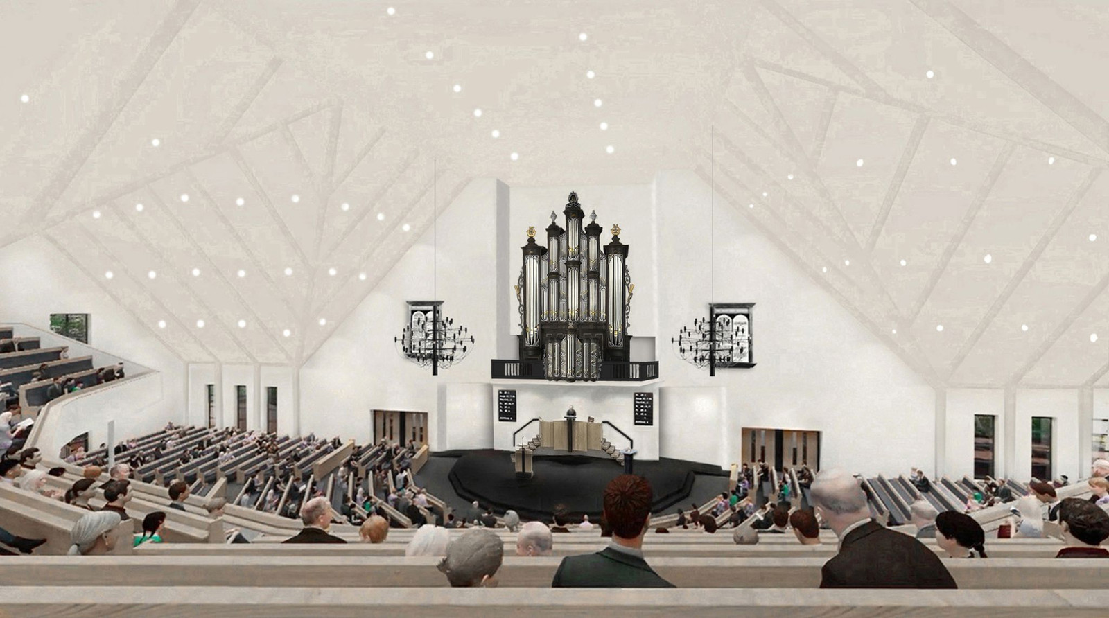 Belangrijke dag voor Gereformeerde Gemeente Yerseke Eerste paal nieuwe kerk gaat de grond in