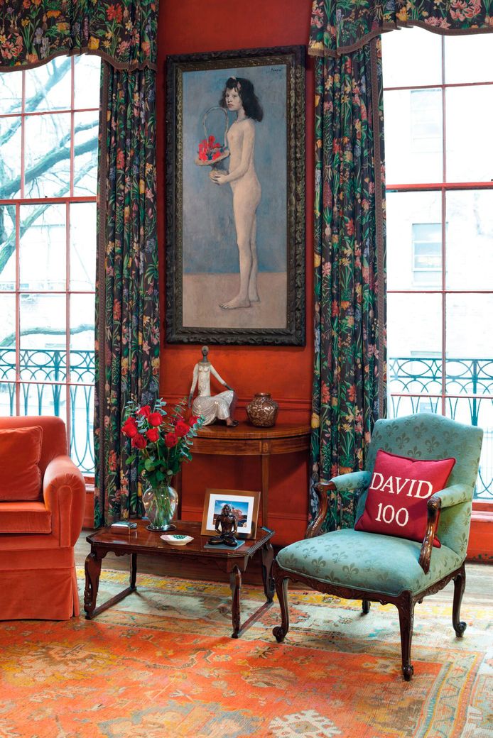 Het kunstwerk 'Fillette a la corbeille fleurie' werd verkocht voor 115 miljoen dollar. Het was een stuk uit de collectie van Peggy en David Rockefeller.