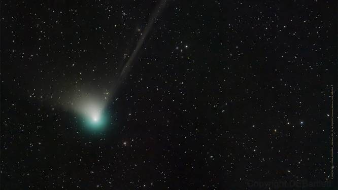 Bijzonder natuurfenomeen: op deze datum spot je een groene komeet boven Arnhem