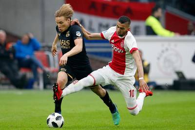 Ziyech door Ajax-fans verkozen tot beste speler van het jaar: 'Niet verwacht'