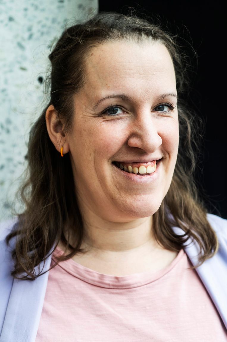 Hanne Luyten: ‘Het mooiste compliment dat je kunt krijgen, is dat kindjes zich herkennen in je personages.' Beeld Saskia Vanderstichele