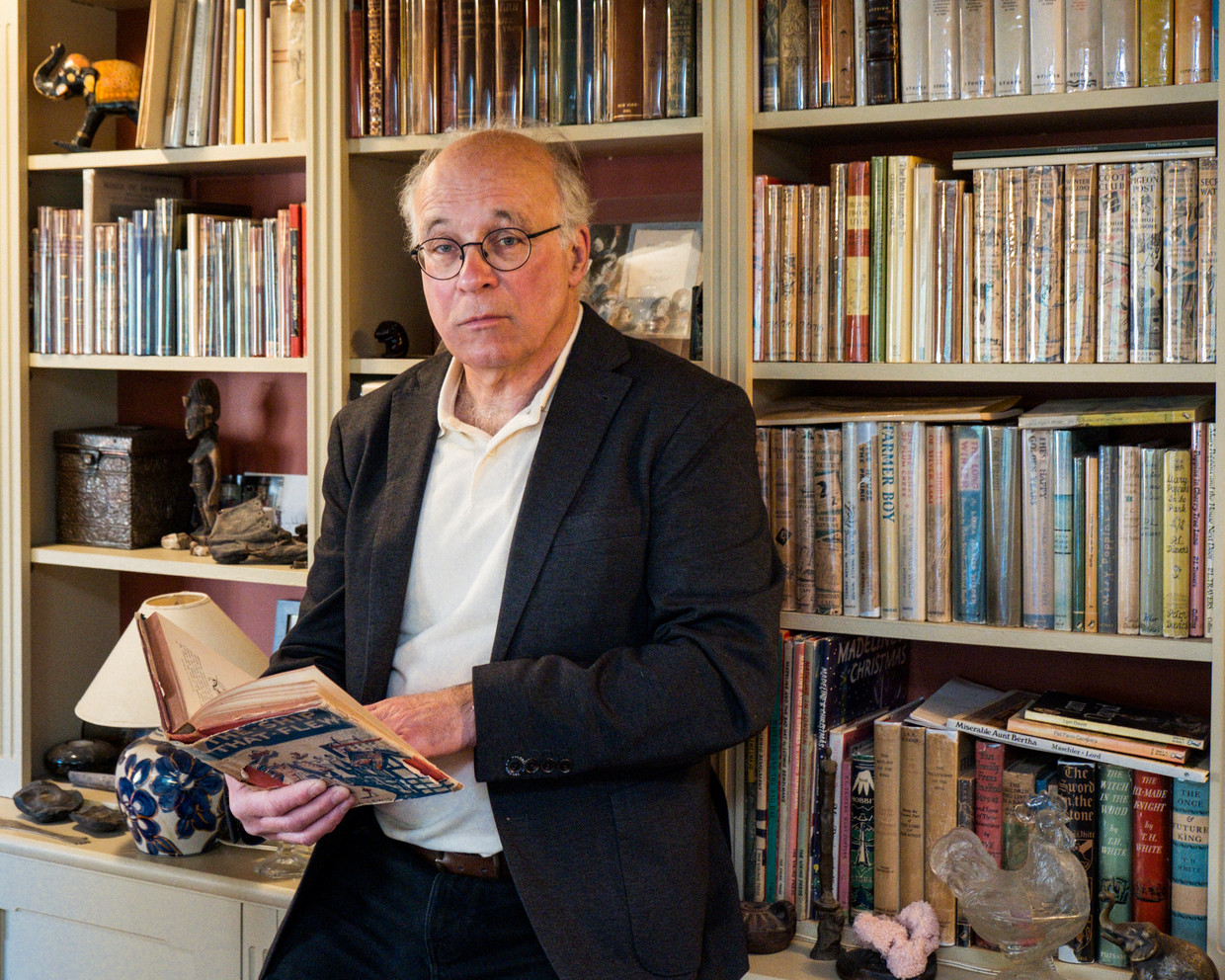 Benno Barnard: ‘Iedere schrijver is ook een aansteller, een romantische schrijver zeker.’ Beeld Carlotta Cardana