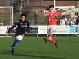 GPC Vlissingen (in het zwart, archiefbeeld) won zaterdag van Lewedorpse Boys en ontliep daarmee directe degradatie.