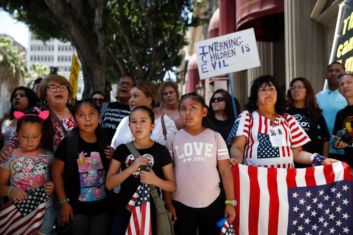 Demonstranten in Los Angeles.