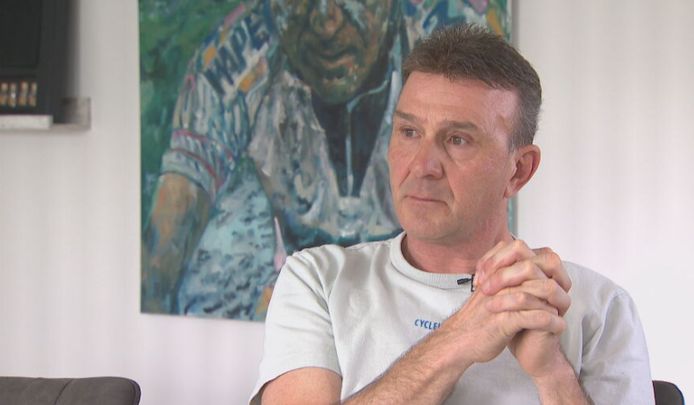 Johan Museeuw in gesprek met VTM Nieuws.