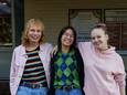 Colin Kouffeld, Shaylee Hamminga en Emma Duitman (vlnr) gaan ‘Rose wolk’-bijeenkomsten houden in jongerencentrum ’t Ukien.