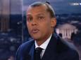 Stromae tijdens het interview op de Franse zender TF1.