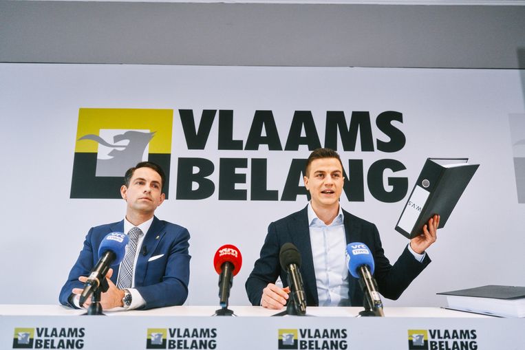 Dries Van Langenhove stopt als Kamerlid voor Vlaams Belang. Beeld Thomas Sweertvaegher