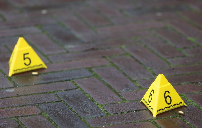Slagerij in Den Bosch weer doelwit van aanslag: negen kogelgaten in de deur