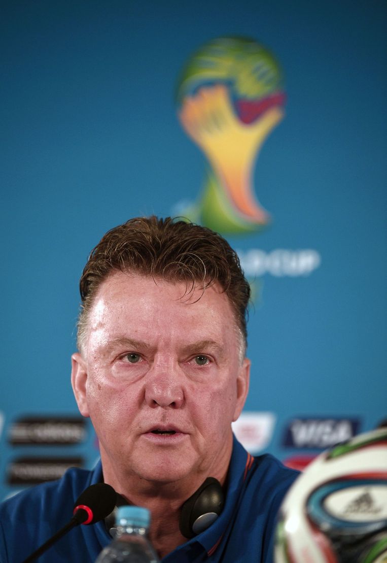 Persconferentie Van Gaal - Van Gaal over Oranje: 'Ik ben echt heel blij